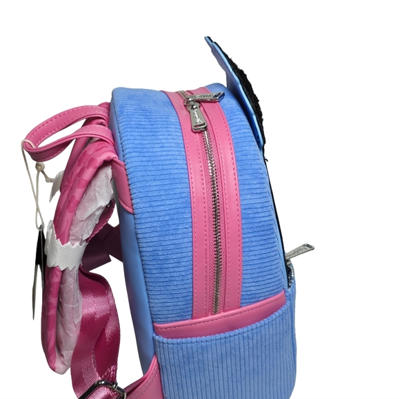 Loungefly Disney Eeyore Corduroy Mini Backpack NWT Winnie the Pooh Balloon Bow main image 4